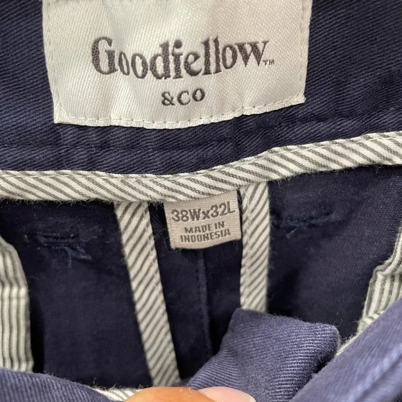GOODFELLOW & CO BLUE CHINO’S - Picture 6 of 6